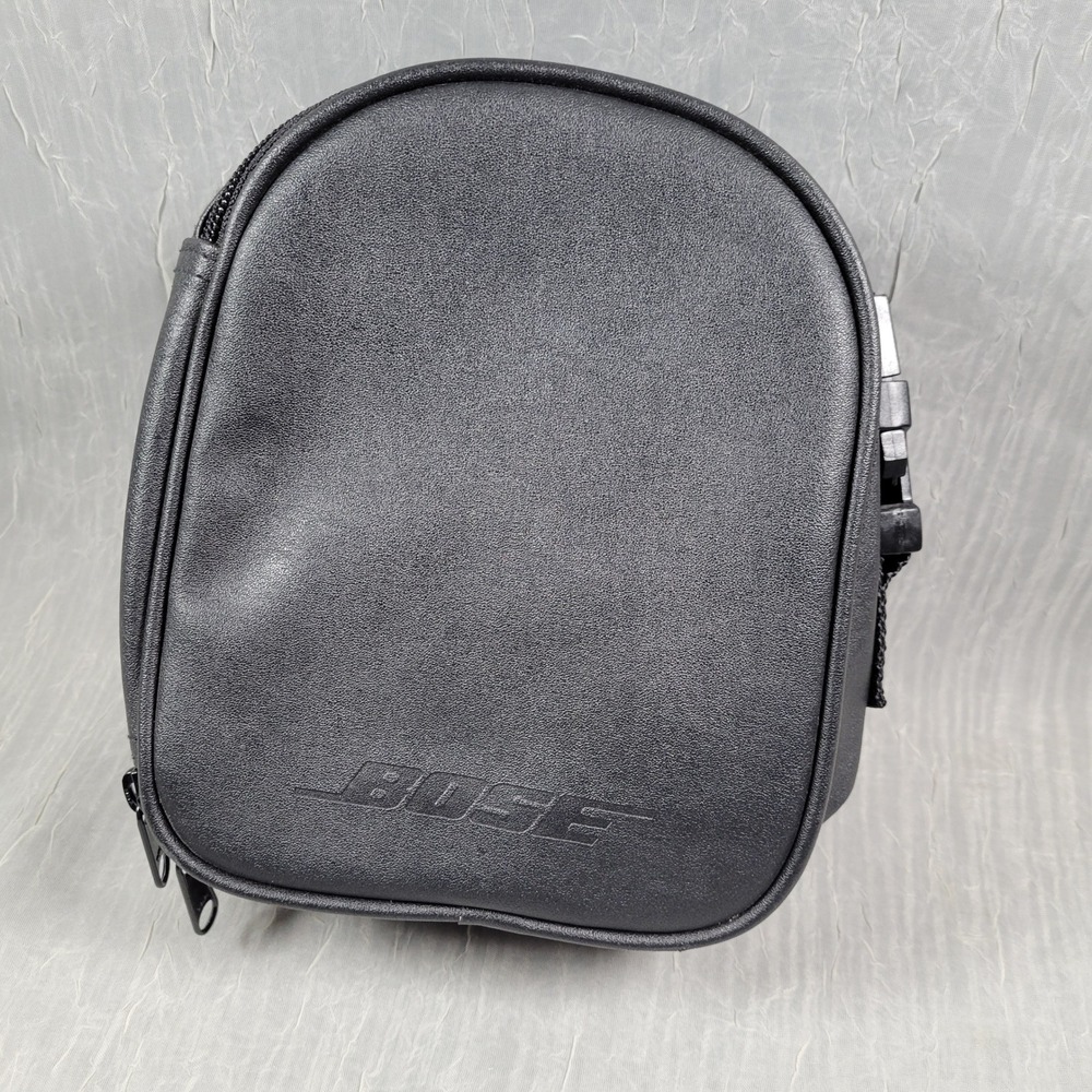 Bose Headphone Carrying Case Black Padded Travel Storage Bag Handle